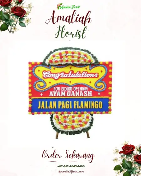 Sewa Papan Bunga Bajo